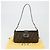 FENDI Zucca Canvas Mamma Baguette Shoulder Bag Black Brown Auth 186900SAM Marrone Nero - vista 12