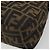 FENDI Zucca Canvas Mamma Baguette Shoulder Bag Black Brown Auth 186900SAM Marrone Nero - vista 14