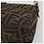 FENDI Zucca Canvas Mamma Baguette Shoulder Bag Black Brown Auth 186900SAM Marrone Nero - vista 16