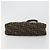 FENDI Zucca Canvas Mamma Baguette Shoulder Bag Black Brown Auth 186900SAM Marrone Nero - vista 5