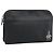 Clutch PRADA in pelle nera con dettagli argento Auth ka4774 Nero