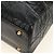 Borsa Christian Dior Canage Lady Dior in pelle di agnello nera e oro Auth 185302M Nero D'oro - vista 17