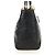 Borsa Christian Dior Canage Lady Dior in pelle di agnello nera e oro Auth 185302M Nero D'oro - vista 4