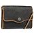 Borsa a Spalla Christian Dior Honeycomb Canvas PVC Nero Oro Auth 186880 D'oro