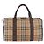 Borsa Boston Burberrys Nova Check in tela beige e oro Auth 185176 D'oro - vista 13