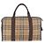 Borsa Boston Burberrys Nova Check in tela beige e oro Auth 185176 D'oro - vista 2