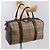 Borsa Boston Burberrys Nova Check in tela beige e oro Auth 185176 D'oro - vista 23