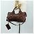 BALENCIAGA Borsa Giant Part-Time in pelle 2way Marrone Oro 173082 Auth 185300SM - vista 29