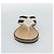 CHANEL COCO Mark Beach Sandalen Holz Beige CC Authentisch 186134M - Ansicht 14