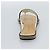 CHANEL COCO Mark Beach Sandalen Holz Beige CC Authentisch 186134M - Ansicht 15