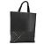 Borsa Tote BURBERRY in pelle nera con dettagli argento Auth 187340 Nero