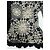 Giacca Moschino Cheap and Chic nera e beige con bordi in pizzo Nero - vista 6