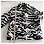 Webra-Print Kunstpelzjacke Versace Jeans Couture Schwarz Weiß Zebra-druck - Ansicht 15
