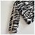 Webra-Print Kunstpelzjacke Versace Jeans Couture Schwarz Weiß Zebra-druck - Ansicht 16
