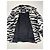 Webra-Print Kunstpelzjacke Versace Jeans Couture Schwarz Weiß Zebra-druck - Ansicht 4