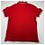 Polo rossa Moncler con colletto e polsini a righe Rosso - vista 5