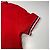 Polo rossa Moncler con colletto e polsini a righe Rosso - vista 6
