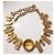 Collana Chanel Vintage Placcata Oro Modello Bizantino D'oro - vista 4