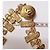 Collana Chanel Vintage Placcata Oro Modello Bizantino D'oro - vista 8
