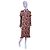 Baum und Pferdgarten Midikleid mit Blumenprint Schwarz Pink