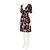 Diane von Furstenberg Kitt Seidenkleid Schwarz Pink Mehrfarben Beige Lila - Ansicht 4