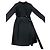 Carven schwarzes asymmetrisches Kleid