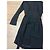 Carven schwarzes asymmetrisches Kleid - Ansicht 15