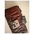 Miu Miu Burgundy Leather Clasp Wallet Brown - view 3