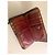 Miu Miu Burgundy Leather Clasp Wallet Brown - view 4