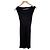 Autre Marque Maxikleid aus schwarzer Viskose