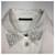 Camisa de algodón blanco con strass Roccobarocco  - vista 5