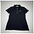 Polo Burberry de algodón negro con emblema dorado - vista 3