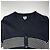 Armani Jeans gestreifter Wollcardigan in Schwarz - Ansicht 5