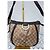 Gucci Borsa a Tracolla Crystal Monogram Small D Gold Ring Marrone Beige - vista 13
