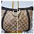 Gucci Borsa a Tracolla Crystal Monogram Small D Gold Ring Marrone Beige - vista 7