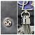 Saint Laurent Kate Wallet on Chain Cloud Star Nero Multicolore - vista 9