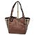 Burberry Borsa Tote Small Canterbury in Tela House Check e Pelle Marrone Beige