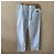 Pantaloni in cotone a righe azzurro chiaro Burberry Blu chiaro - vista 2
