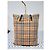Burberry Rainbow House Check Shopper Mehrfarben Beige - Ansicht 10