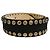 Moschino Cheap and Chic Western-Gürtel Wildleder Schwarz Golden - Ansicht 6