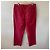 Chinos in cotone rosso Burberry London - vista 2