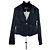 Blazer de pana negra Armani Jeans Negro