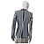 Moschino Cheap and Chic Blazer de rayas blanco y negro Roja - vista 4