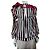 Moschino Cheap and Chic Blazer de rayas blanco y negro Roja - vista 6