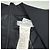 Max Mara Midi-Kleid mit V-Ausschnitt aus schwarzer Wollmischung - Ansicht 4