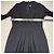 Max Mara Midi-Kleid mit V-Ausschnitt aus schwarzer Wollmischung - Ansicht 5