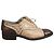 Stéphane Kelian Scarpe Oxford in Pelle Bicolore Marrone Beige
