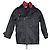Trench in cotone cerato nero per bambini Burberry con fodera Nova Check