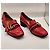 Gucci Mocassini in pelle rossa con morsetto Horsebit Rosso - vista 11