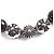 Autre Marque Bracciale Chrome Hearts in argento e granato Marrone - vista 4